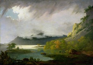 مياه ديروينت مع Skiddaw في المسافة ، c.1795-6